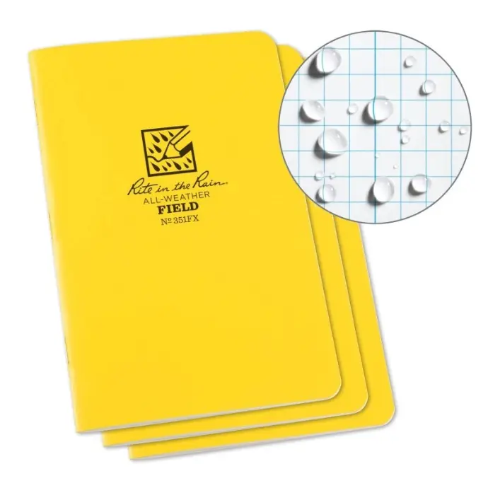 Rite in the Rain Stapled Notebooks (4 5/8" x 7")
