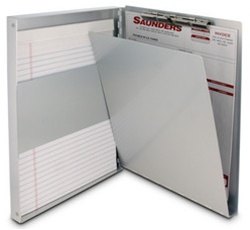 Saunders 9" x 12" Aluminum Snapak Form Holder Clipboard