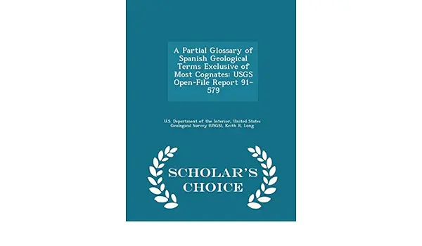 USGS Partial Glossary of Spanish Geological Terms