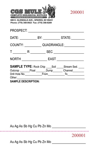 [7600 Archive] CGS Premium Large Sample Cards Archive