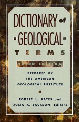 [9986] AGI Dictionary of Geological Terms 3rd edition