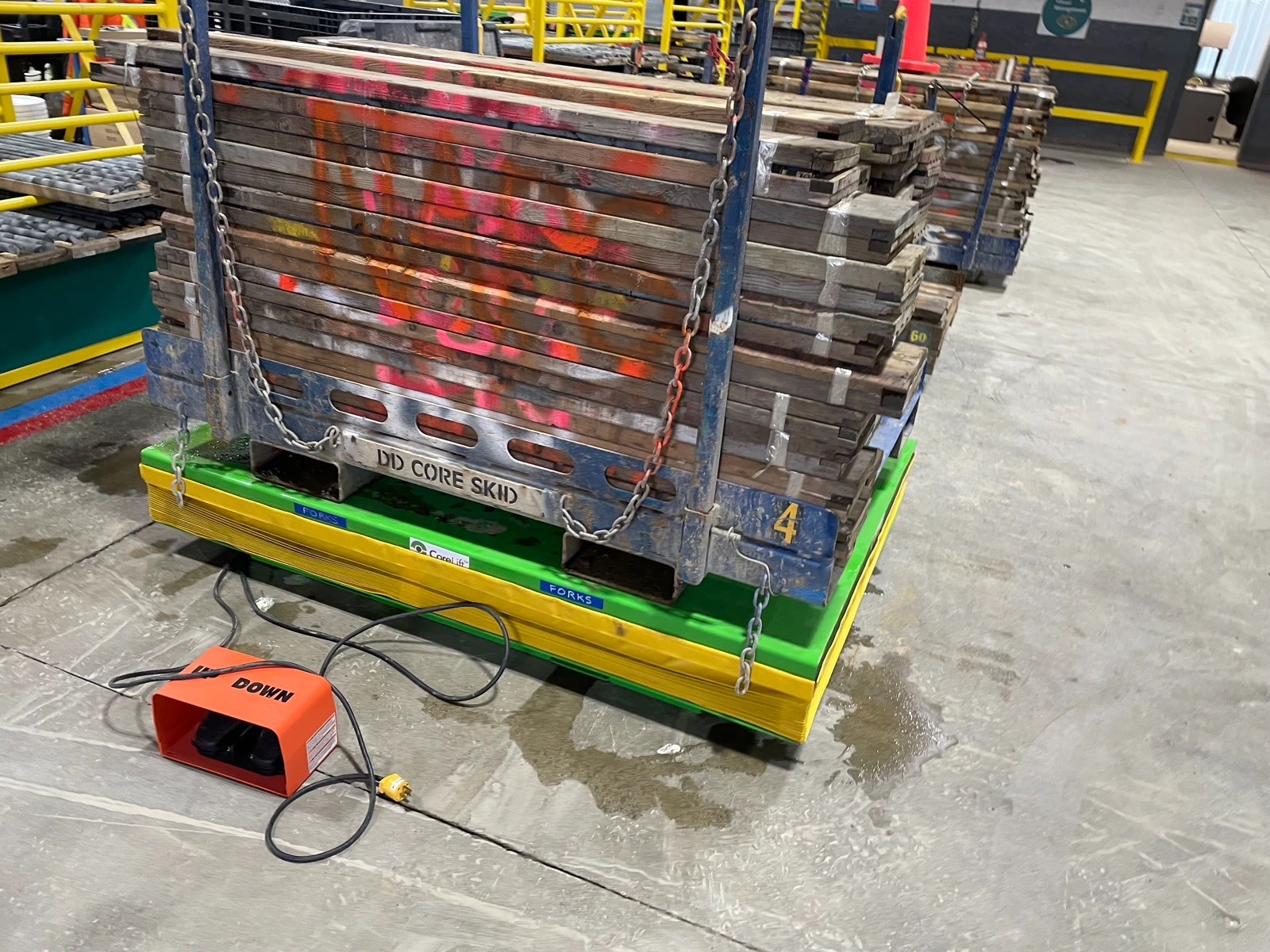 The CoreLift Adjustable Logging Table