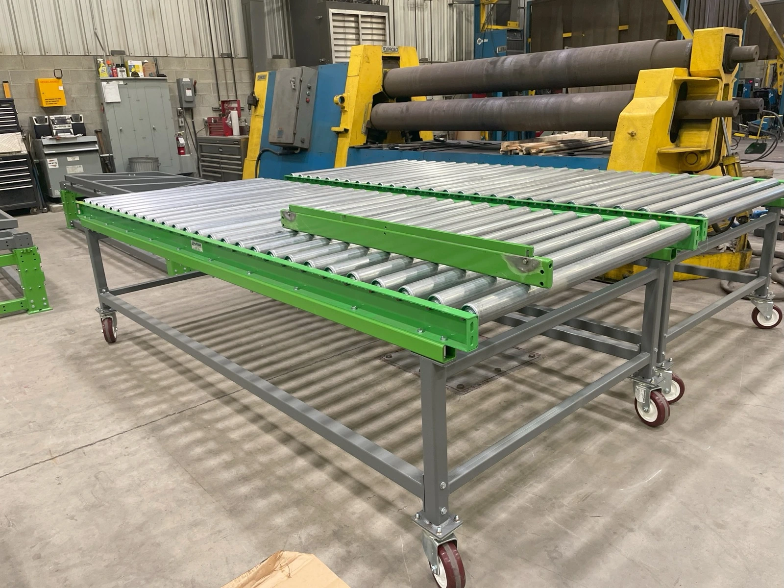 The CoreLift Rolling Roller Table