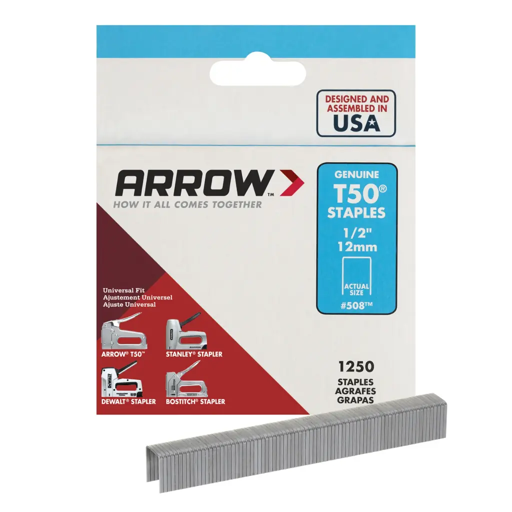 Arrow T50 Staples (Box 1250)