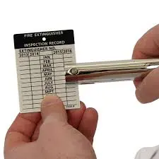 Fire Extinguisher Card Hole Punch