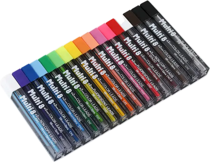 [6021BK] Pentel 8-Color Pencil Refill (Black)