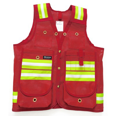[3013S/SPO] Stoneblaze Cotton Reflective Vest (Small, Orange)