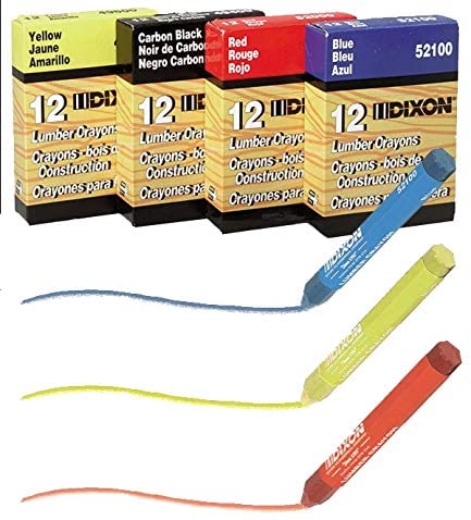 [6021] Dixon Lumber Crayons (Blue)