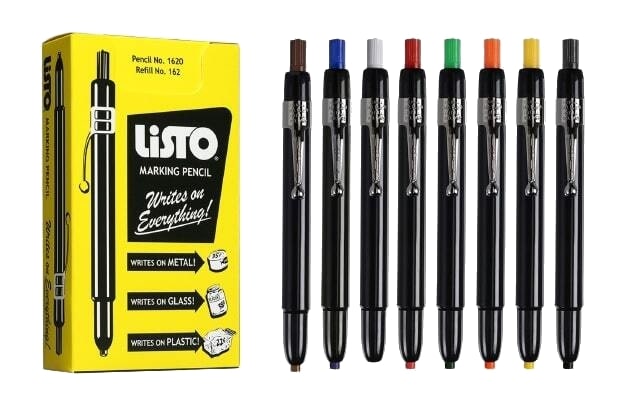 [6213] Listo Mechanical Grease Marker Pencils (Black)