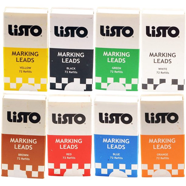 [6313] Listo Refill Mechanical Grease Marker Lead (Black)