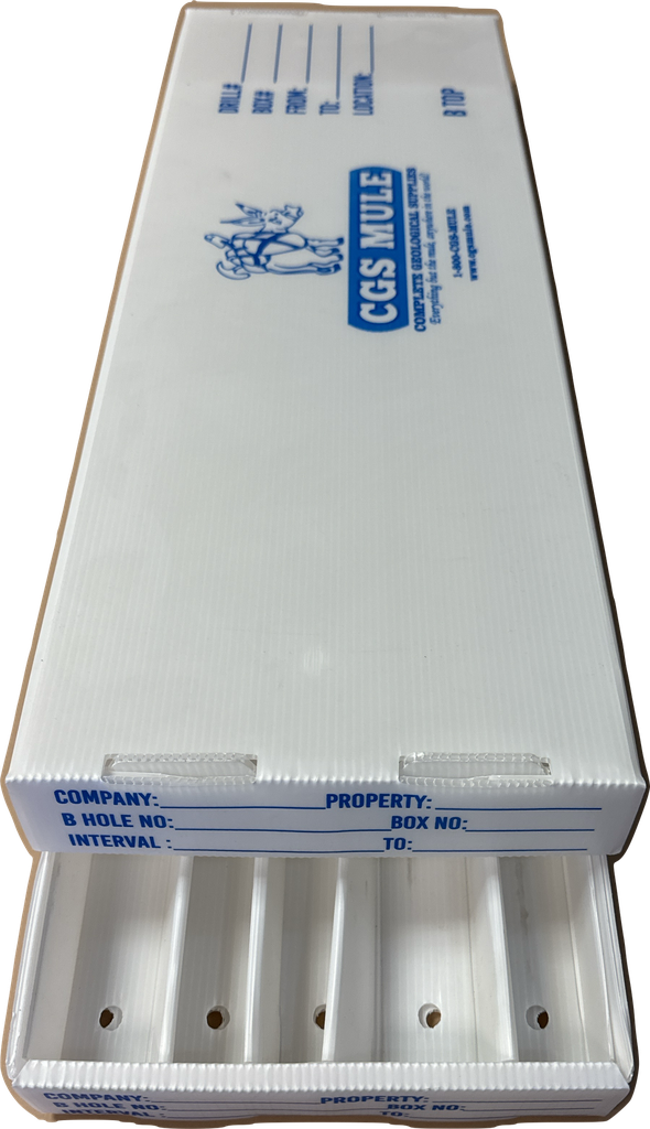 [3072] CGS Plastic Corrugated Core Box (BQ (1-5/8") 5 Rows)