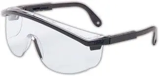 Uvex Astrospec 3000 Safety Glasses - Clear Lens/Black Frame
