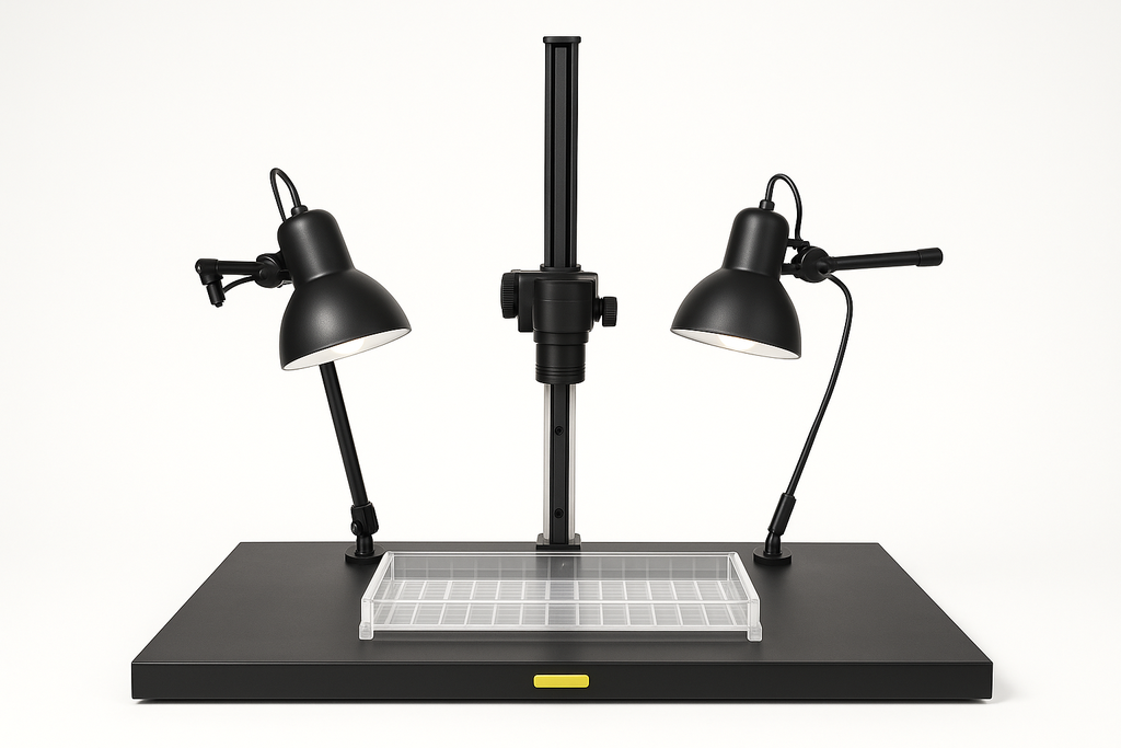 RC Chip Sample Photography Station w/ lighting
