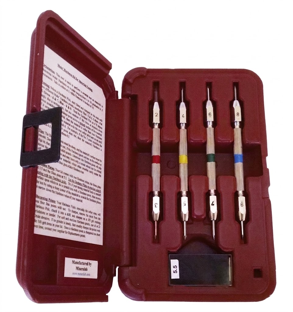 [1616] Mohs' Hardness Test Kit for Industrial Use