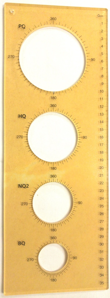 Core Orientator Sheet suit BQ, NQ2, HQ PQ