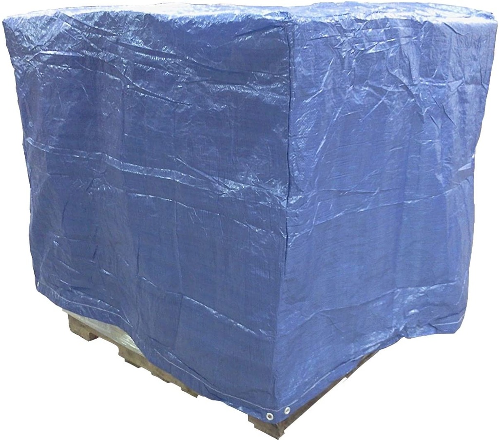 [9082] CGS Standard Duty Blue Poly Pallet Cover, 48" x 60" x 48"