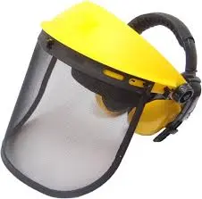 [7564] Face Shield Clear Visor with Ear Muffs