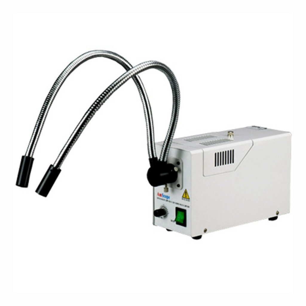 [867] 150W Fiber Optic Dual Gooseneck Microscope Illuminator