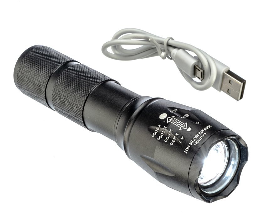 Mini Prospector's Flashlight w/ Charger