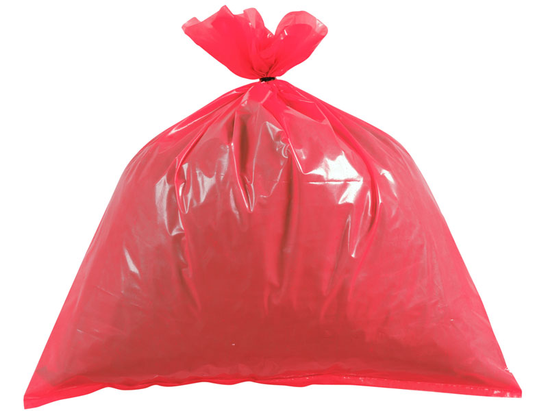 Poly Bags-12 x 24 6 Mil Red Tint