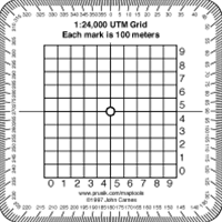 Map Tools 1:24,000 Scale Pocket Size UTM Grid