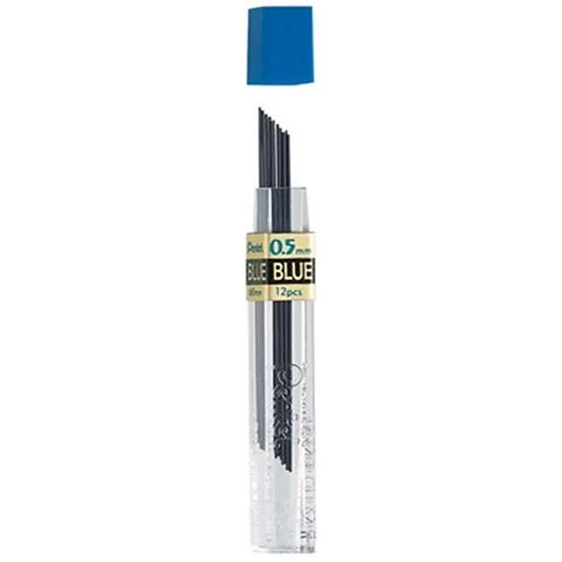 Pentel Replacement Leads 0.5mm - Blue