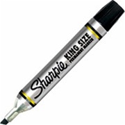 Sharpie King Chisel Tip Permanent Marker (Black)(15001)
