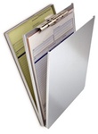 Saunders Aluminum Style A Form Holder Clipboard