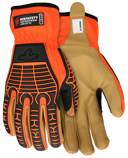 MCR Goatskin Palm, Diamond Tech lined, cut resistant