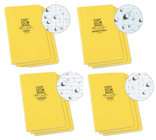 Rite in the Rain Stapled Notebooks (4 5/8" x 7")