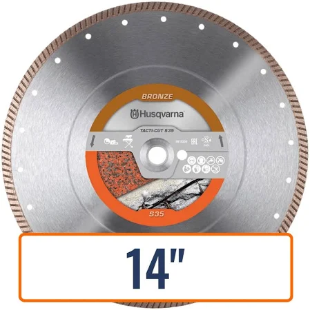 [0005] Husqvarna Tacti-Cut Turbo Blade 14"