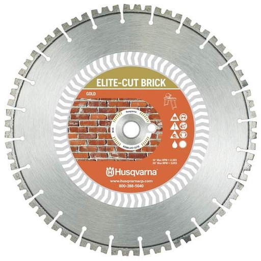 [2931] Husqvarna 14 in. x .125 in. 1DP Elite-Cut Brick Blade