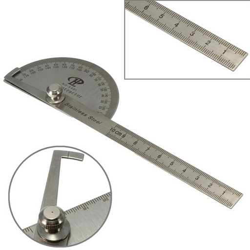 [1671] Core Orientation Steel Protractor