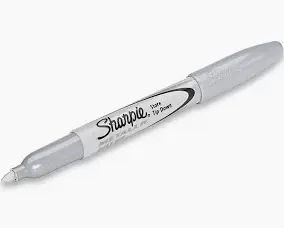 [9609] Fine Point Permanent Marker (Silver)