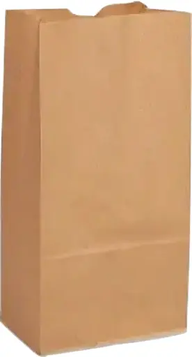 [7723] Kraft Bag 50# Heavy Duty #4 - 5" x 3 1/8" x 9 5/8"