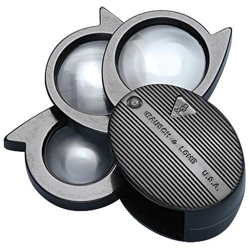[7108] Bausch & Lomb 5x - 20x Folding Pocket Magnifiers