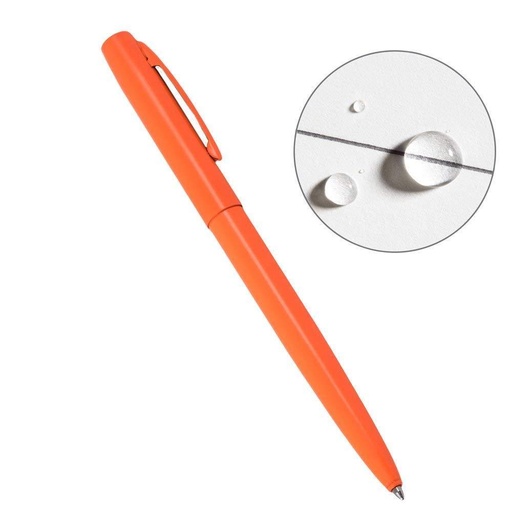 [6028] Rite in the Rain Orange Metal All Weather Pen